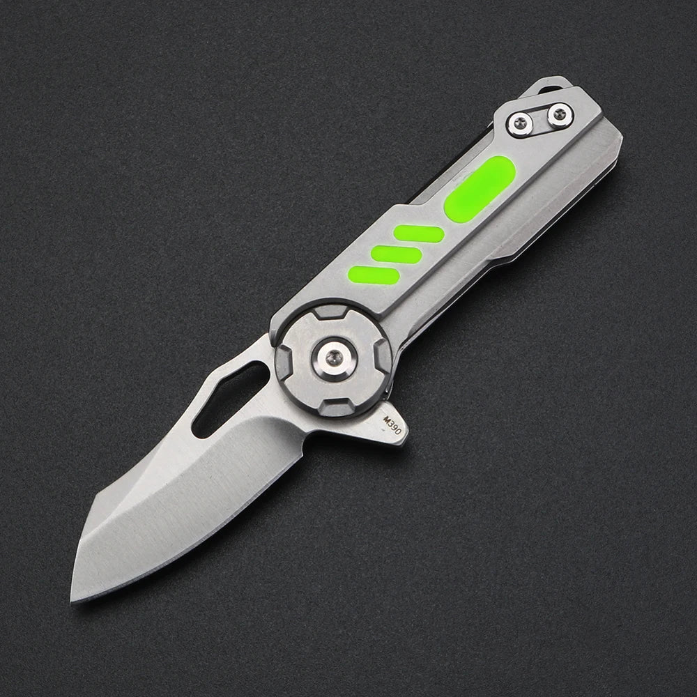 XUANFENG 3-layer outdoor folding knife, sharp fruit knife, VG10 steel camping and hunting multifunctional knife
