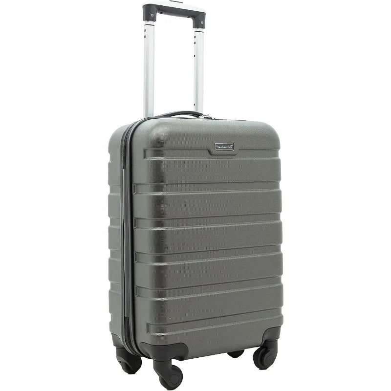 Club Harper Luggage, Charcoal, 20-Inch Carry-On
