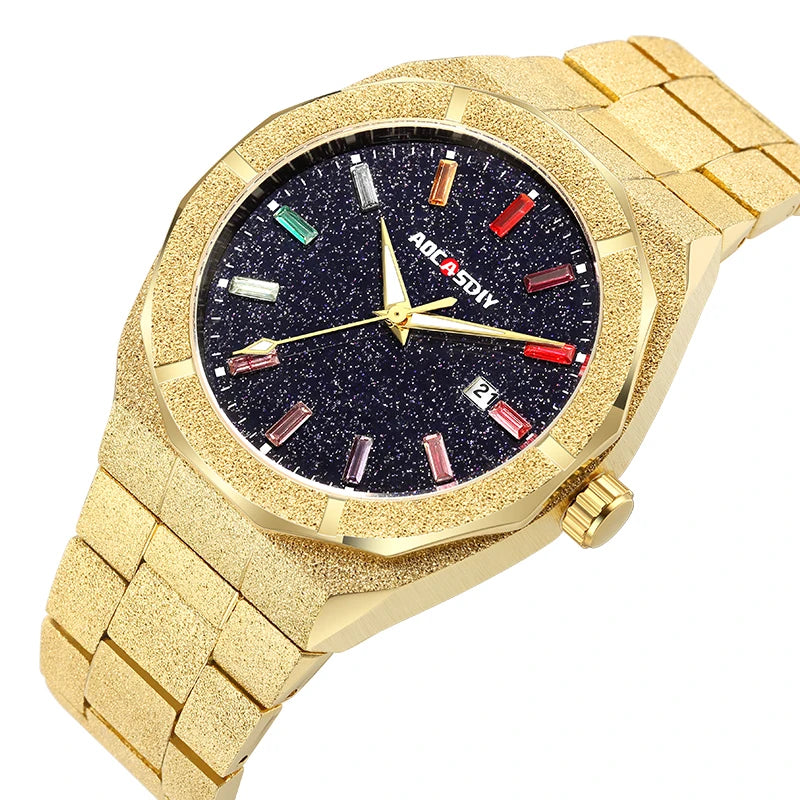Luxury Business Men Watches Stainless Steel Quartz Wristwatches Auto Date Male Clock with Luminous Hands Relogio Masculino