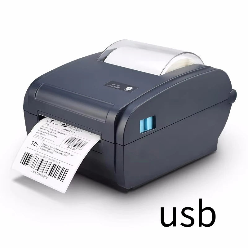 Multifunctional Thermal Printer with USB, LAN and Bluetooth Connectivity Compatible with CPCL/ESC/POS, and Featuring Low Latency