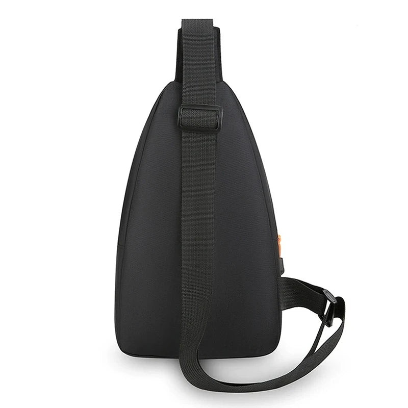Fashion Men's Chest Bag Handbag Lightweight Oxford Fabric Crossbody Shoulder Bag Stylish Casual Waist Packs Male Chest Bag
