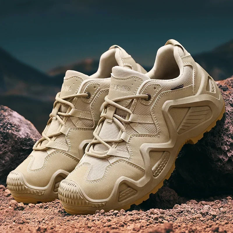 Mens Field Hunting Climbing Hiking Shoes Outdoor Combat Tactical Desert Boots Male Training Waterproof Sports Shoes Zapatos