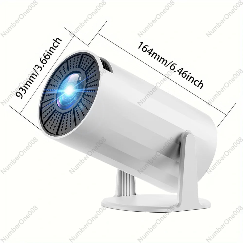 Portable Projector with WiFi and Bluetooth, Support 4K 1080p, Indoor/Outdoor Movie Projector with Video System