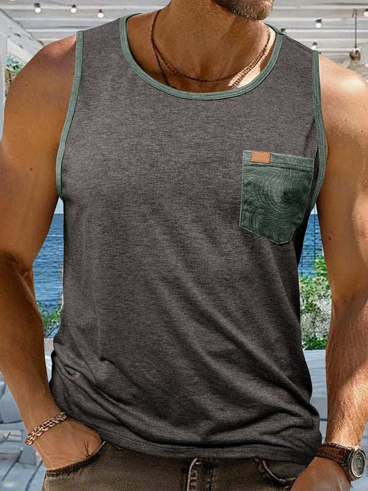 Men s Sleeveless Crew Neck Tank Top for Workouts and Casual Wear - Stay Cool and Stylish All Year Round with this Versatile