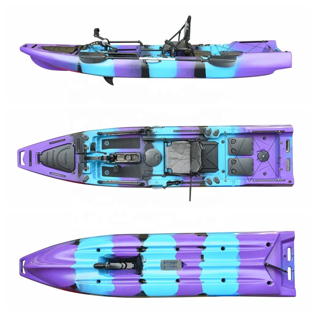 Recreational Ocean Kayak Fishing Propeller Pedal Drive Kayak Electric Motor for Kayak Fishing with Lldpe Material