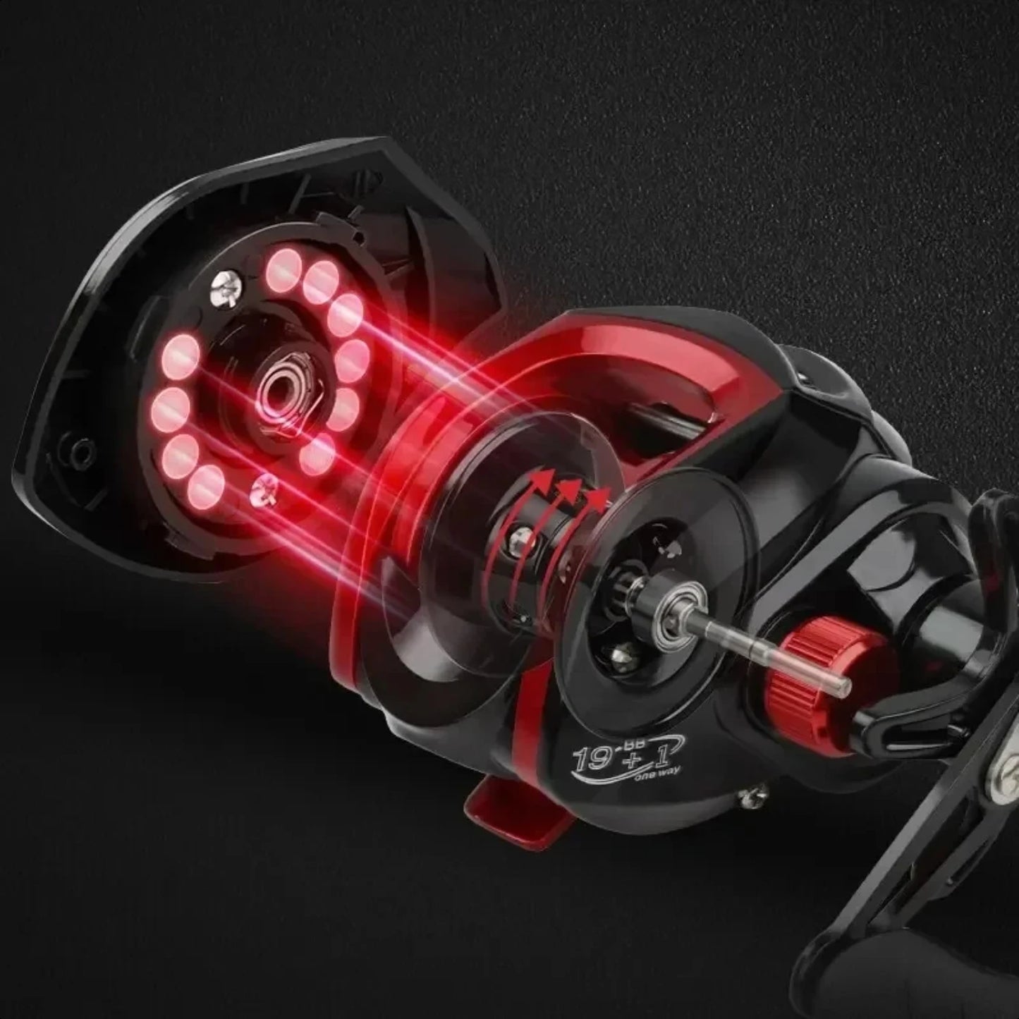 High-Quality, Efficient, and Durable Metal BR Series Fishing Reel with Smooth 7.2:1 Gear Ratio, 18+1BB for Seamless Casting, 18L