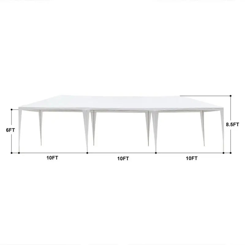 Outdoor Party Tent With Spiral Tube Non-Cloth Patio Camping Gazebo Shelter Awning Wedding BBQ Events Tent Garden Shade Supplies