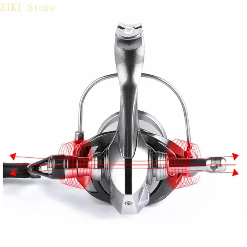 Fishing Wheel Balance Rod Universal Aluminum Fishing Reel Balancers Insertion in/Screw in Stand with Gasket Rubber Rings