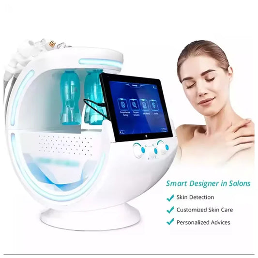 Hydro Dermabrasion Facial Beauty Machine for Deep Cleansing Smart Ice Blue Multi-function Skin Management System