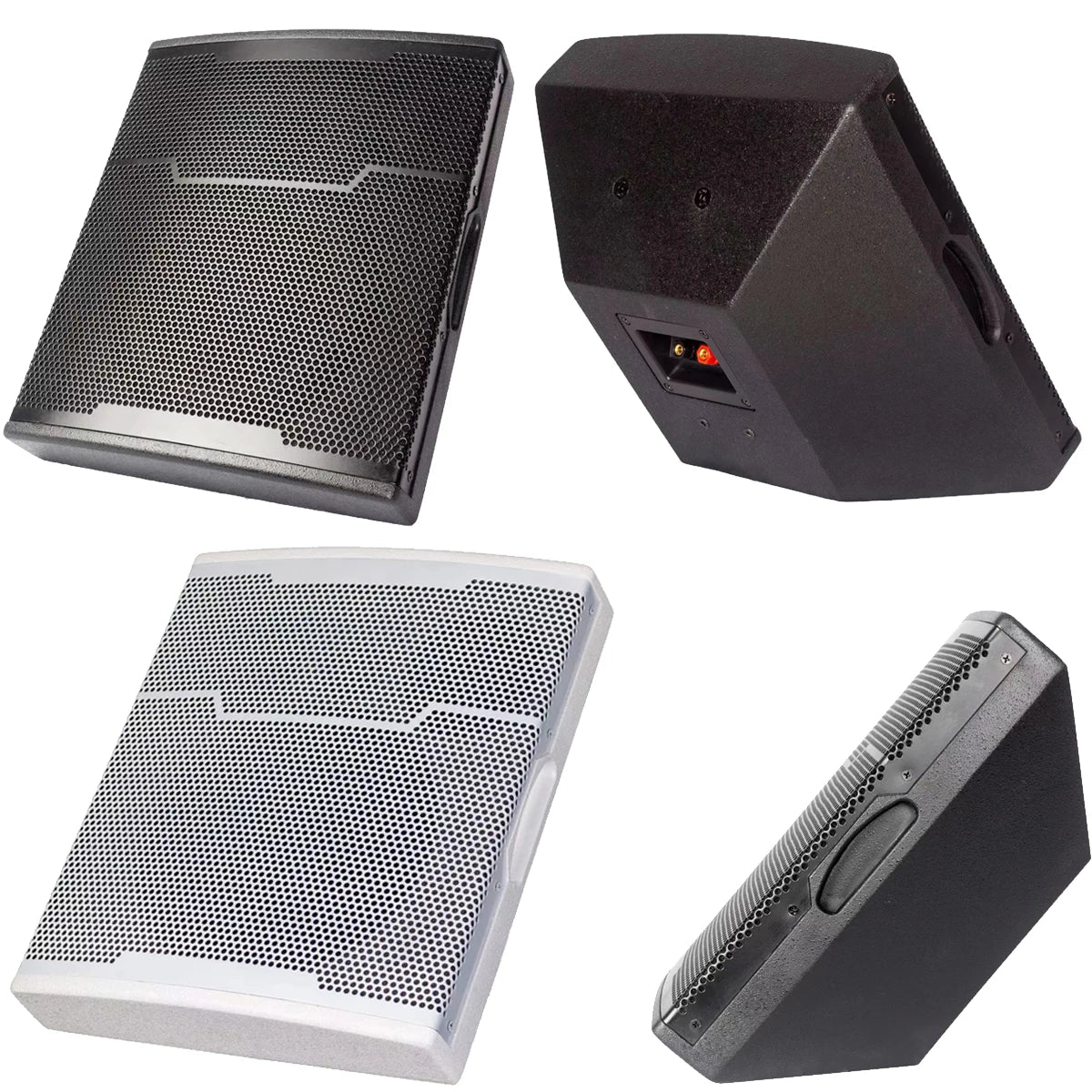 One Pair 200W 10" Two-way Conference Speaker High Fidelity 3 Frequency Division Meeting Room Sound Loudspeaker Wall-Mounted