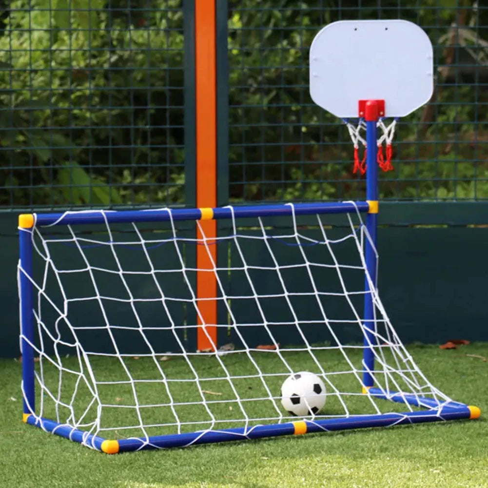 Children's Outdoor Sports Football Goal Children's Outdoor Sports Suit Boys and Girls Basketball Stand Football Goal Plastic Toy