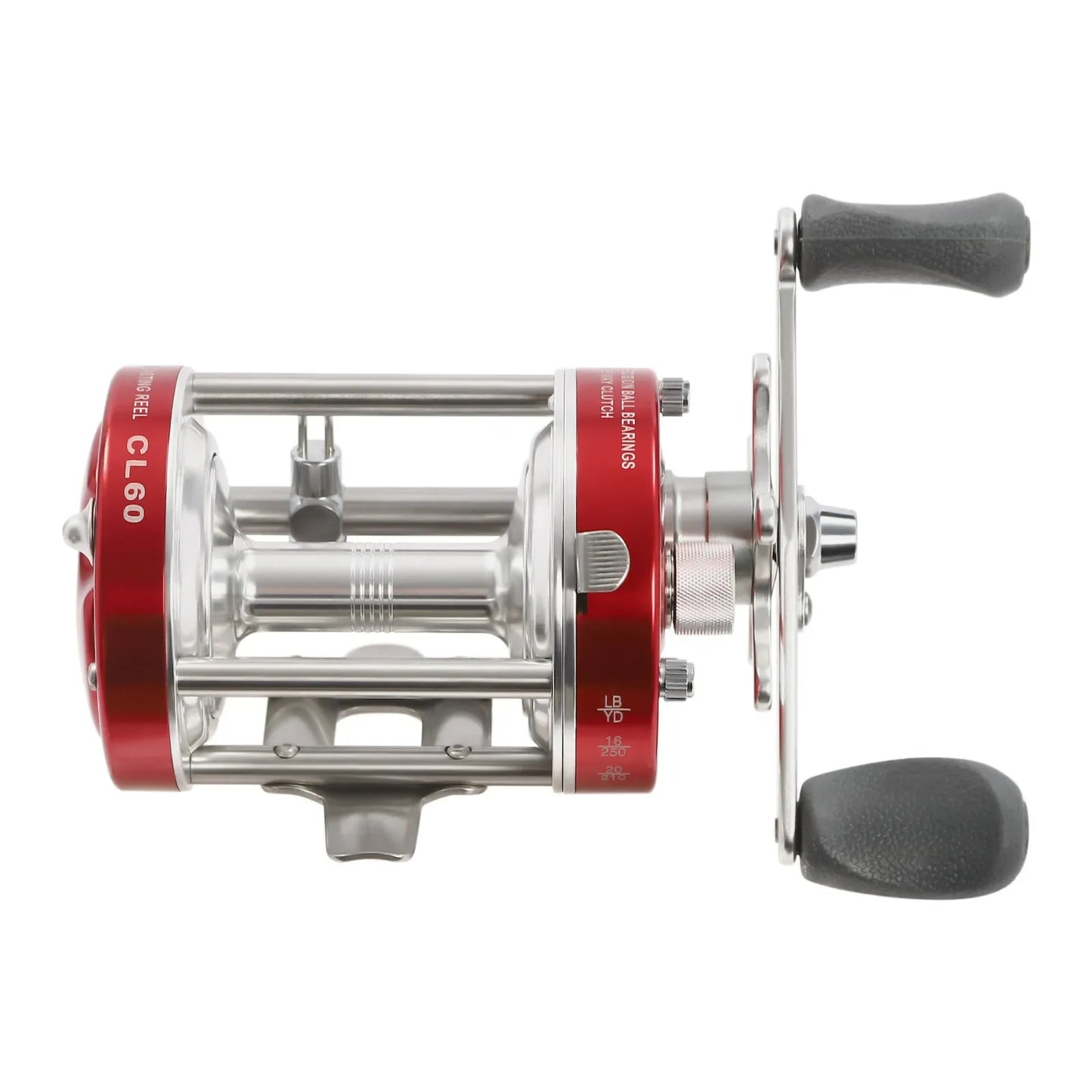 Durable Fishing Reel, Ergonomic Thumb Lever, 30lbs Carbon Fiber Drag, Precision Gears, Lightweight for Sea Fishing