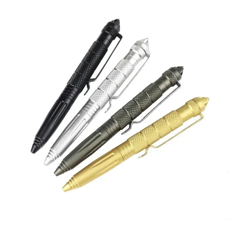 Multi-Functional Alloy Military Tactical Pen School Student Office Ballpoint  Wilderness Survival EDC Tool Glass Breaker Pen