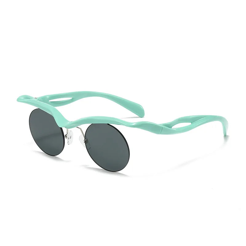 Women Fashion Round Sunglasses Designer Special-shaped Sun Glasses For  Men Round Rimless Outdoor Party Accessory Unisex Eyewear