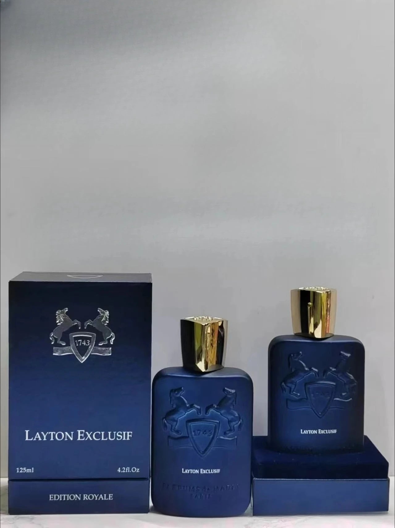 125ml Mens Cologne Long-lasting Fragrance Clinton Royal Essence for Dating Business and Gift EDP Solemn Premium Gift Box Perfume