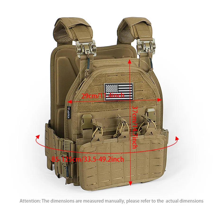 Hunting vest, outdoor auxiliary quick release vest, multifunctional, wear-resistant, breathable