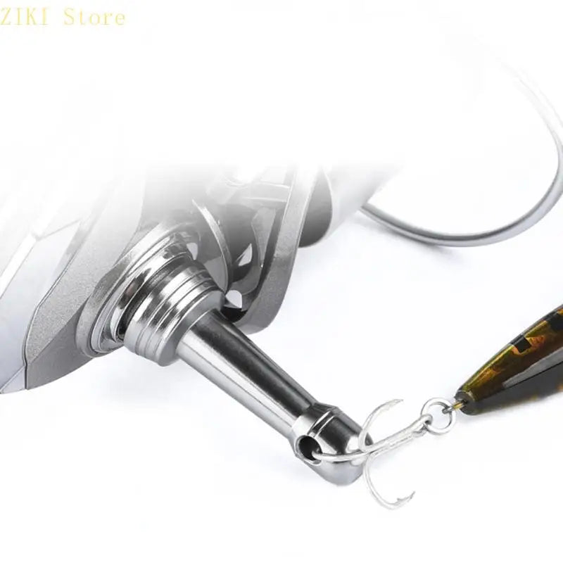 Fishing Wheel Balance Rod Universal Aluminum Fishing Reel Balancers Insertion in/Screw in Stand with Gasket Rubber Rings