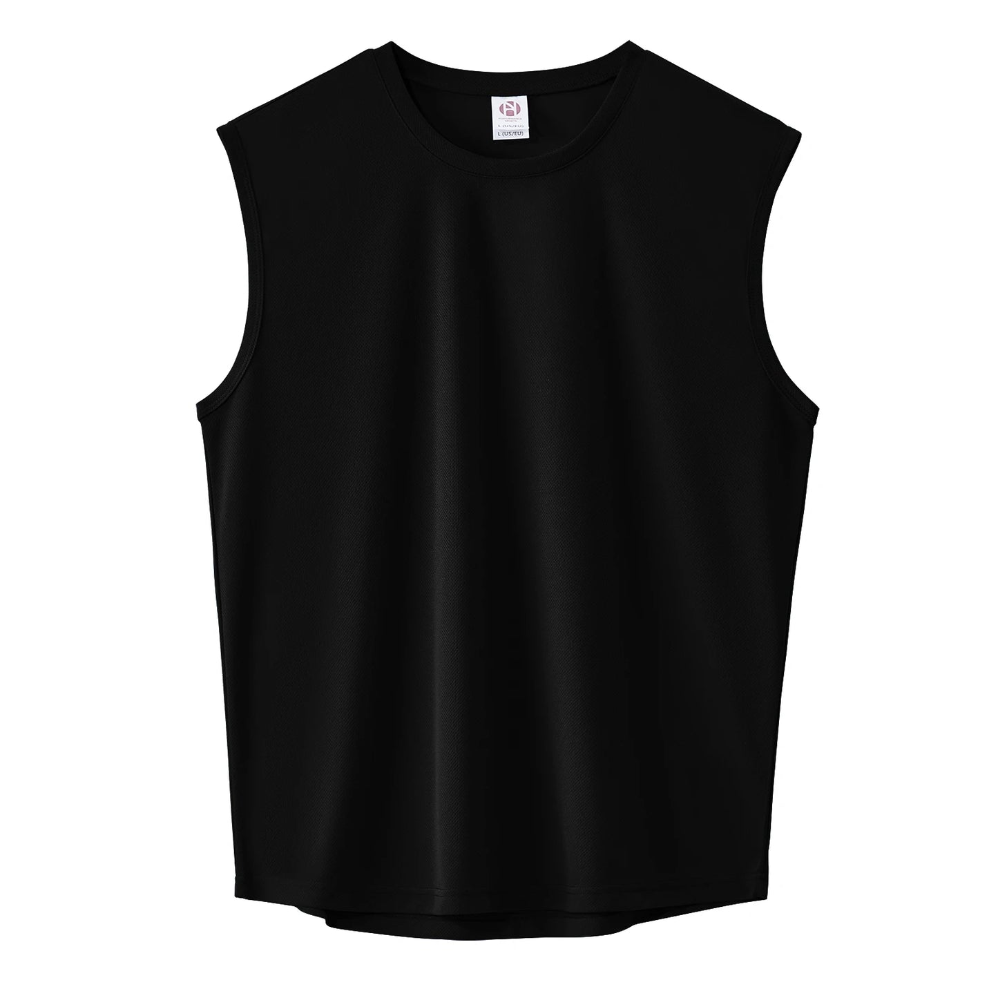 Summer men's outdoor fitness vest solid color top T-shirt casual sports basketball shirt