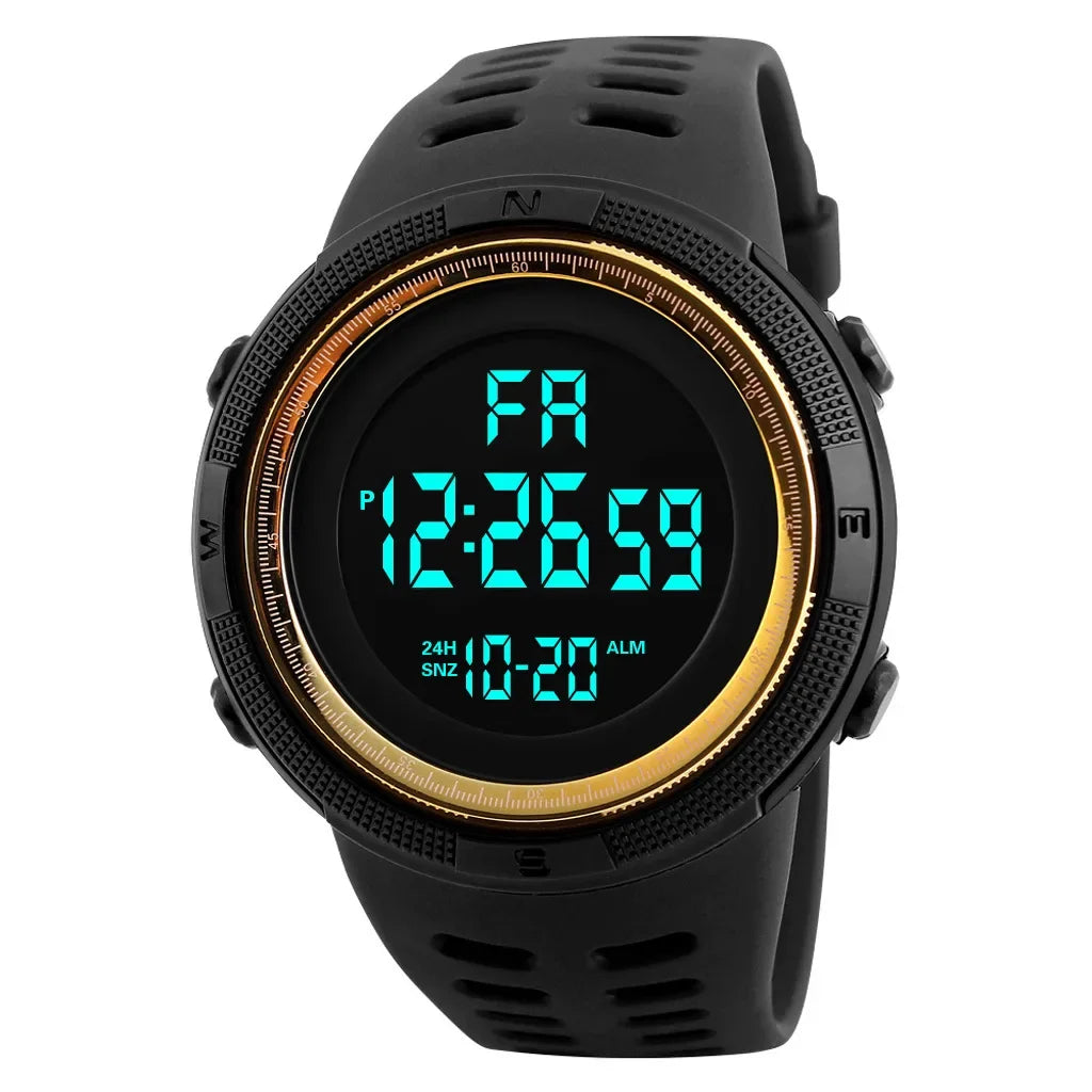 YIKAZE X01 Men's Digital Watches Multifunction Military Men Sports Wristwatch Sweatproof Luminous  Man Student Electronic Watch