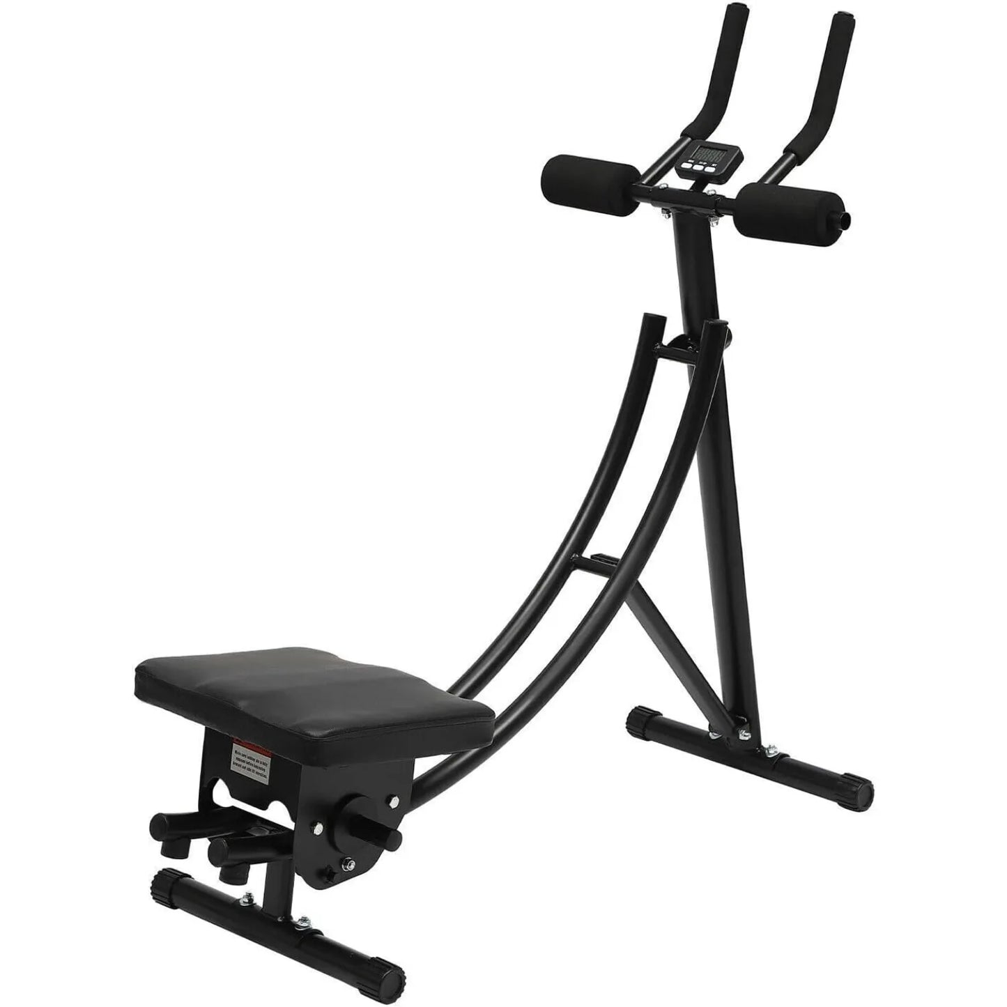 Ab Workout Equipment for Gym, Core Trainer with 3 Intensities Digital Display , Foldable Abdominal Trainer Waist Toner