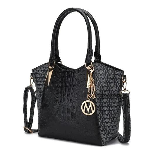 Kristal M Signature Tote Bag Mia k Handbag Large Shoulder Bag Women's Casual Bag