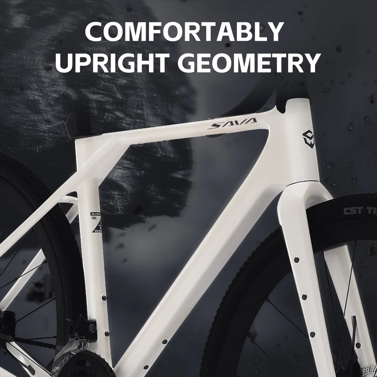 SAVA 2025 New R21 Gelaro S6/S4 Gravel Bike, All-Terrain Off-Road Bike, Carbon Fiber Frame and GRX 11/GRX 20Speed Gearset Bicycle