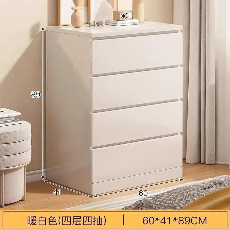 Modern Chest Cabinet Living Room Storage Locker with Drawers Sideboard Buffet Cabinet for Living and Dining Room Indoor Entryway