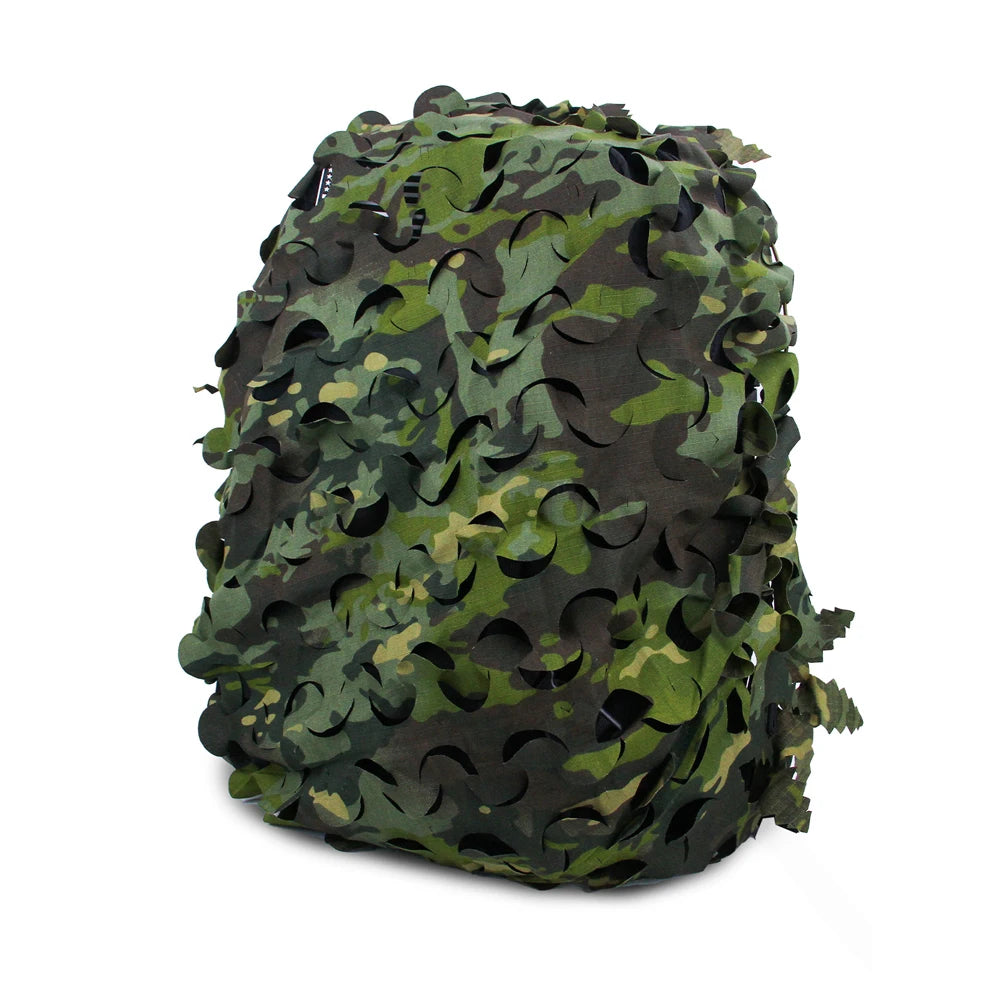 3D Camo Net Airsoft Helmet Cover Laser Cut Nylon Drawstring Helmet Scrim CS Wargame Paintball Paratrooper Hunting Accessories