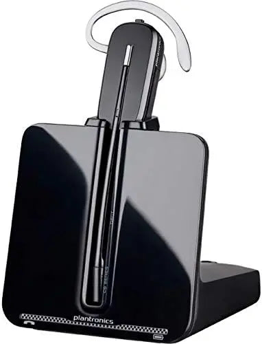 Wireless DECT Headset with Lifter, Single Ear Mono Convertible (3 Styles), Connects to Desk Phone, Noise Canceling Mic
