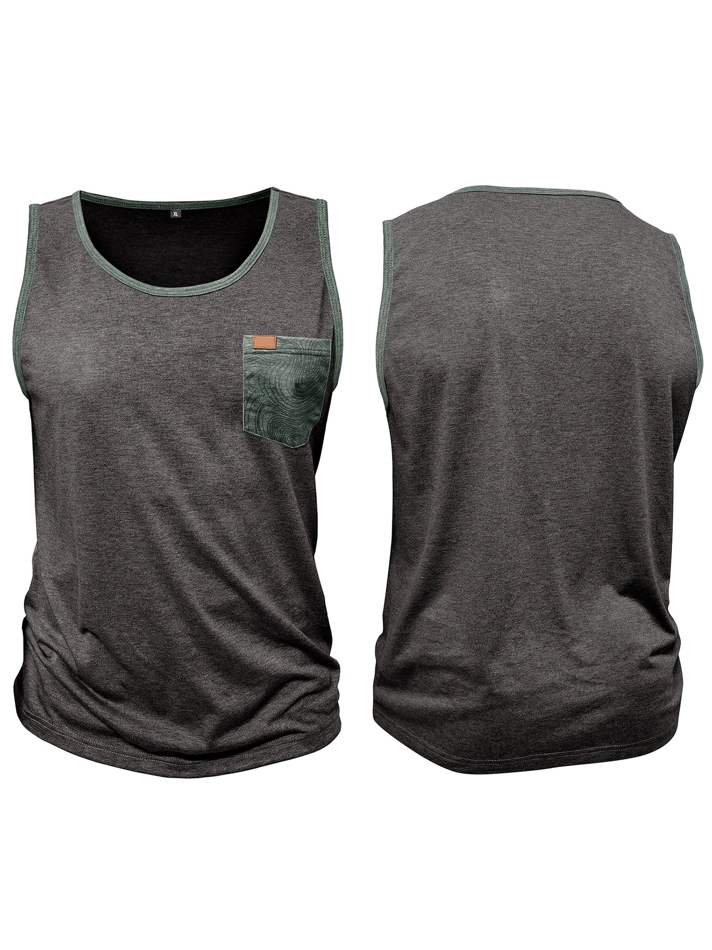Men s Sleeveless Crew Neck Tank Top for Workouts and Casual Wear - Stay Cool and Stylish All Year Round with this Versatile