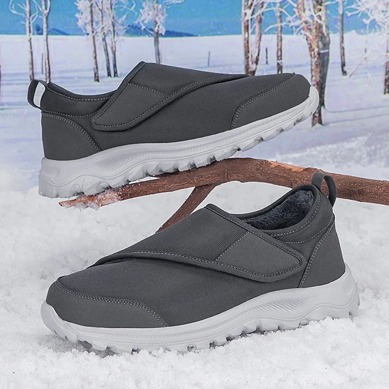 Men Shoes Wide Barefoot Winter Warm Orthopedics Wide Feet Swollen Walking Casual Shoes Thumb Eversion Adjusting Soft Sneakers