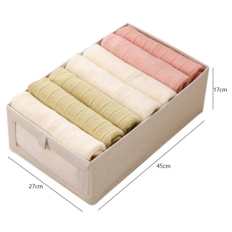 Clothes Storage Box For Household Visible Wardrobe Storage Organizers Wardrobe Drawer Style Underwear Storage Tool