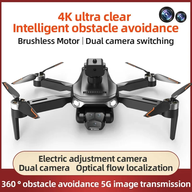 LF633 Brushless Drone 2.4G Optical Flow Dual Camera Obstacles Avoidance 4K with dual lens WIFI HD professional aerial Drone