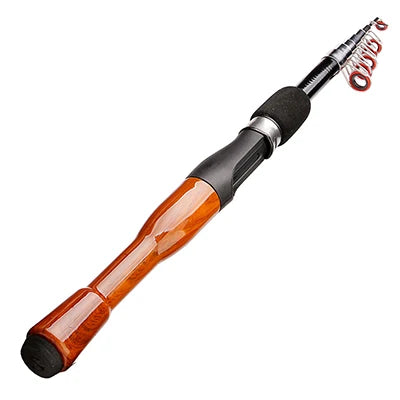 Lure Rod Spinning Casting Fishing Rod 1.3M 1.6M 1.8M  Ul Mini Ultralight Carbon Fiber Telescopic Travel Fishing Pole Tools