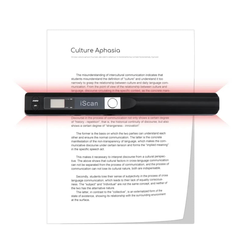 iScan Mini Portable Scanner 900DPI LCD Display JPG/PDF Format Document Image Iscan Handheld Scanner A4 Book Scanner