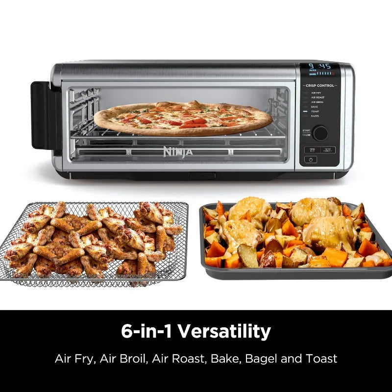 Ninja Foodi 6-in-1 Digital Air Fry, Large Toaster Oven, Flip-Away, SP080