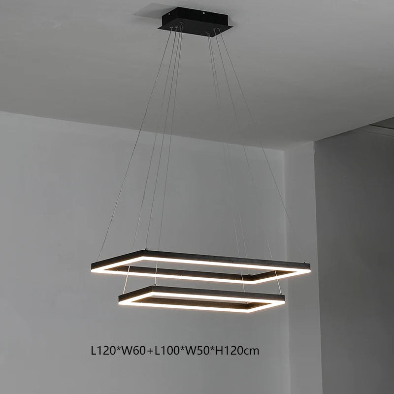 Living room pendant lamp 2024 new simple modern atmosphere hall main lamp Nordic creative designer restaurant lamp