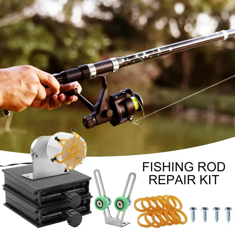 220V/110V Lure Fishing Rod Reel Fishing Rod Repair Kit Fishing Rod Epoxy Resin Coating Machine Fishing Rod Building Kit