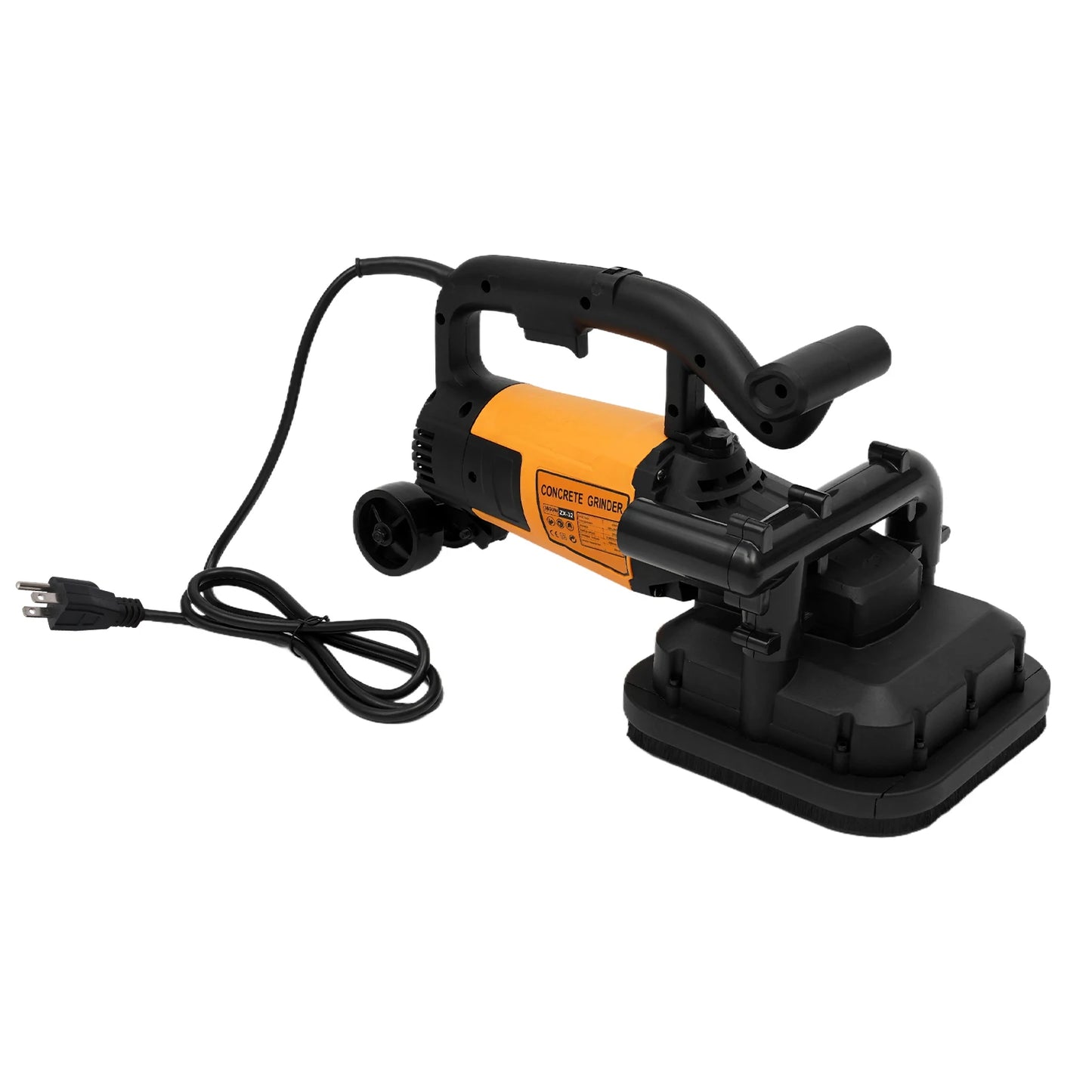 4-Head Concrete Grinder, Concrete Surface Grinder, 3800W Concrete Grinder Set for Grinding Concrete Cement Marble Granite