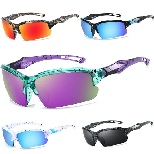 Brand New Sunglasses Men Women Sun Glasses Fishing Eyewear UV400 Cycling Hiking Baseball Softball Outdoor Sport Goggles