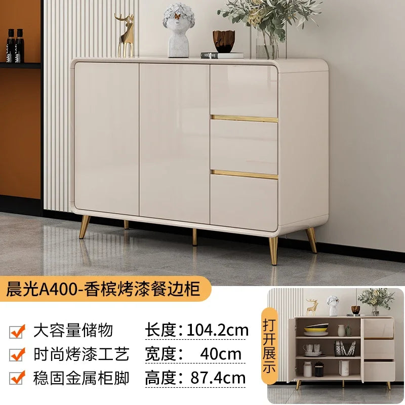 Luxury Storage Cabinet File Organizer White Living Room Cabinets Dresser For Bedroom Aesthetic Dressoir Kast Dresser Cabinet