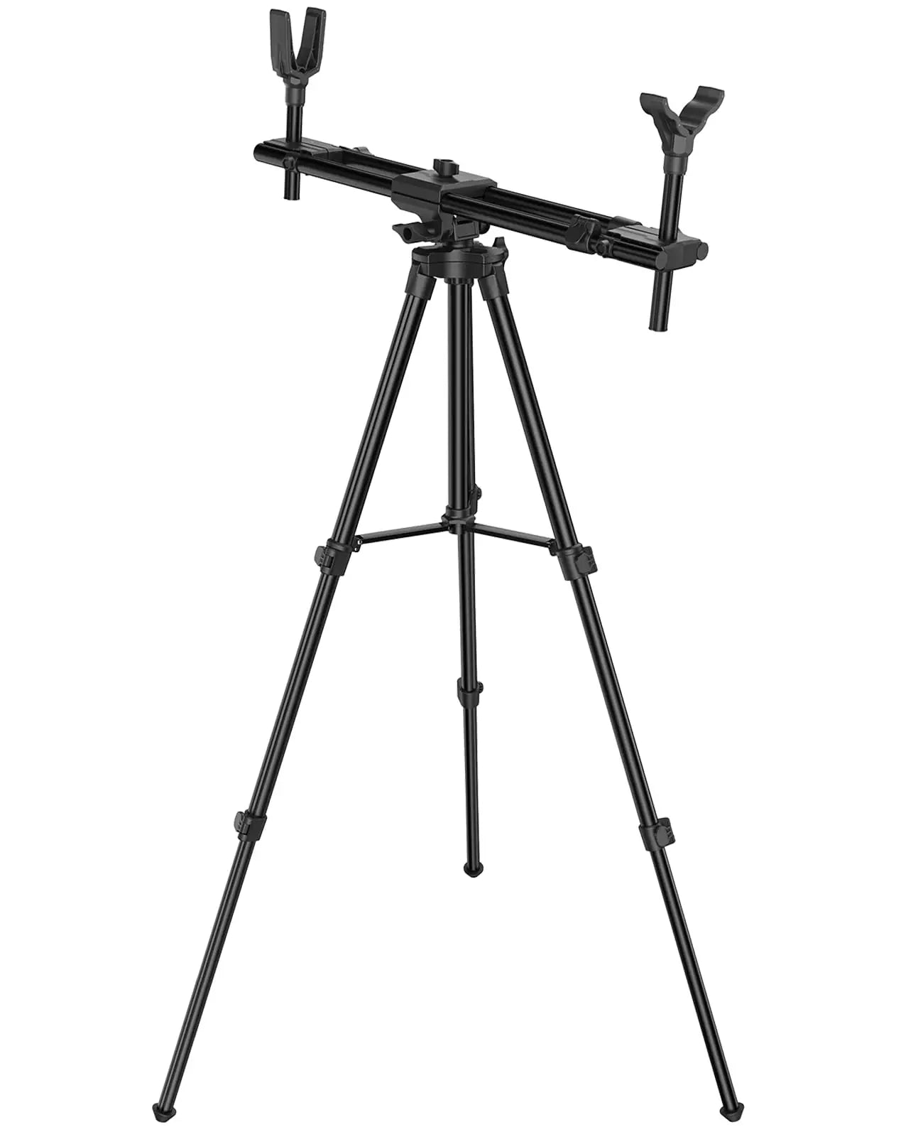 Hunting Rests Tripod with Dual Frame Flexible Orientation Adjustable Height Max Provide Maximum Stability Outdoors Ground Blinds