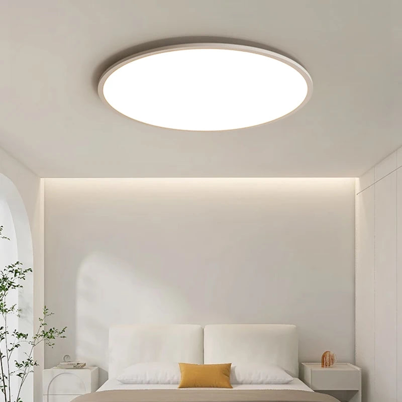 Living Room Bedroom Ceiling Light Extreme Design Square Round Ceiling Lamp Ultra Thin High Brightness White Lighting Fixtures