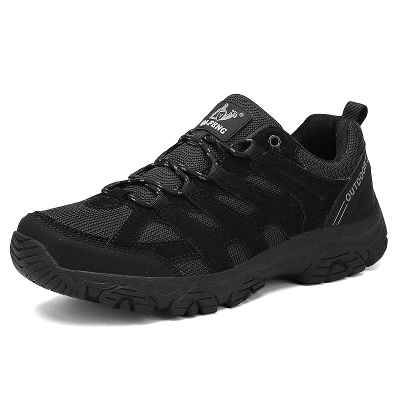 Men‘s Hiking Shoes Breathable Outdoor Trainers Lace-up Trekking Sneakers Hunting Tactical Boots Walking Sports Shoes Wading Shoe