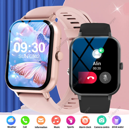 Smart watch, wireless calling/dial, multi-Sport mode, calling reminder and rejection, SMS reminder,for iPhone/Andriod