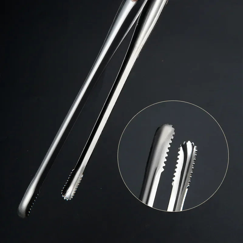 Stainless Steel Grill Tongs BBQ Steak Food Clip Bread Tong Cooking Outdoor Grilling Non-stick Steak Clamp Kitchen Gadgets