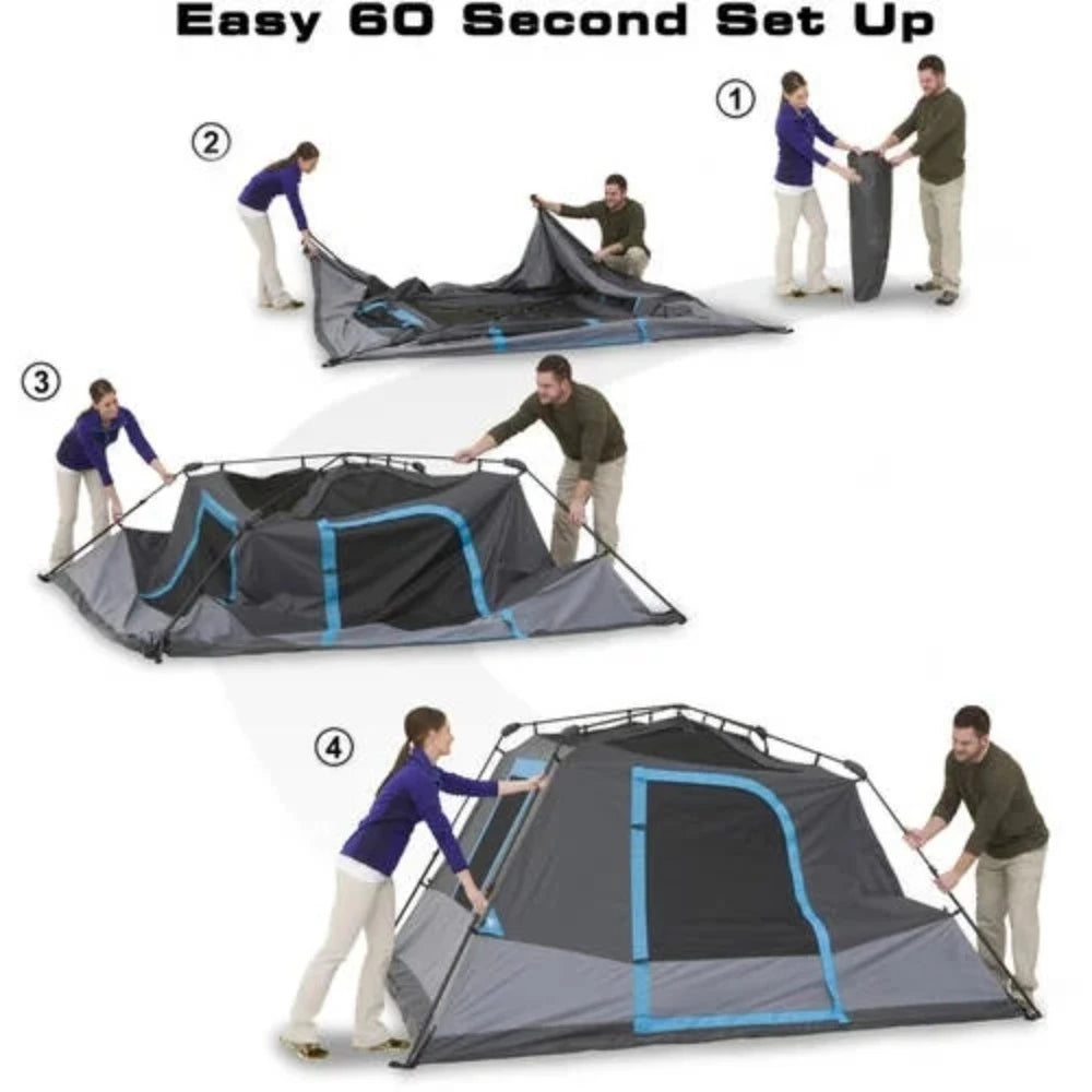 10 X 9 6-Person Dark Rest Instant Cabin Tent, 16.81lbs