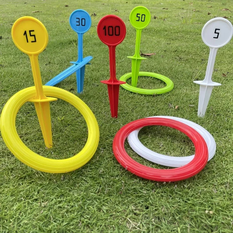 Outdoor Toss Ring -Durable PVC Throwing Games Beach Lawn Giant Floating Rings Team-Building Activity Gear Adults/Kids
