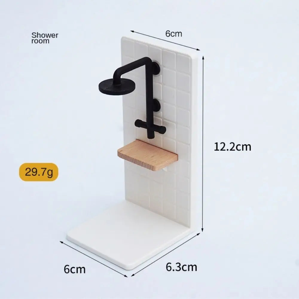 1:12 Dollhouse Simulation Bathroom Toy Dollhouse Simulation Dollhouse Miniature Bathroom Set Miniature Tub
