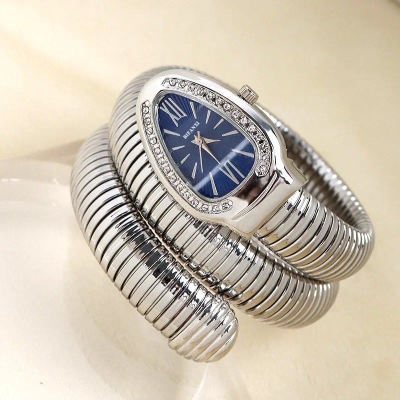 High-quality Luxury Women Quartz Watch Bracelet Stainless Steel Wristwatch Fashion Gold Ladies Watches Clock Relógio Feminino
